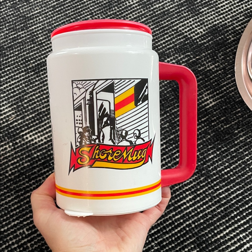 Vintage McDonald’s South Shore Line White and Red Mug